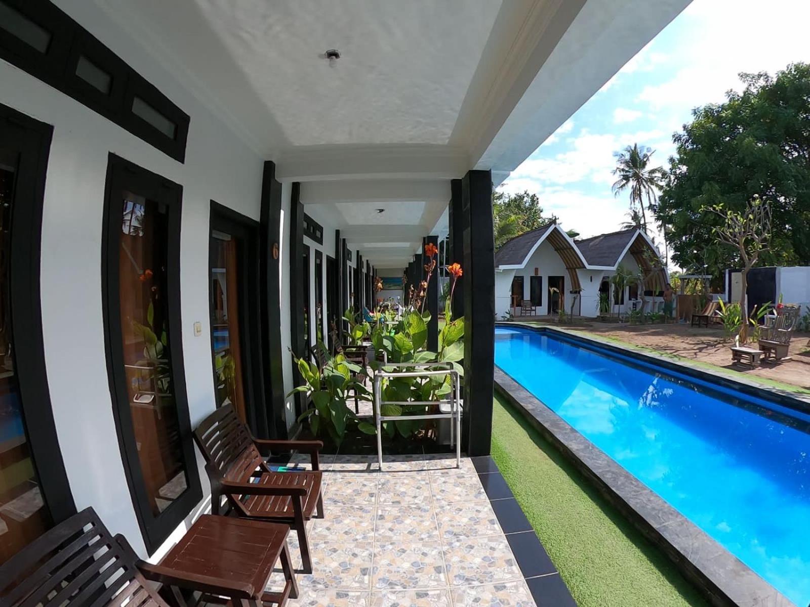 Hotel Mahapuri Gili Air Exterior foto