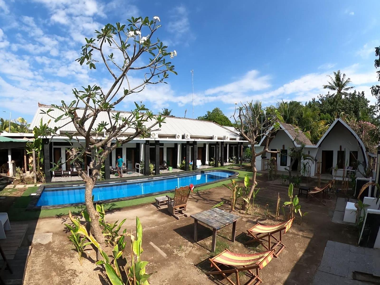 Hotel Mahapuri Gili Air Exterior foto
