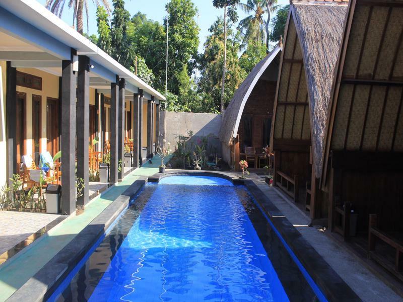 Hotel Mahapuri Gili Air Exterior foto